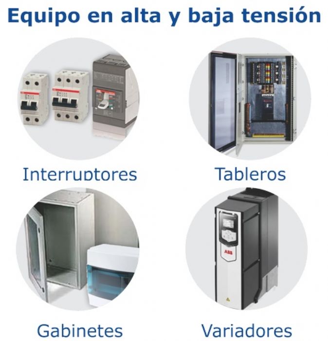 EQUIPOS EN ALTA Y BAJA TENSION